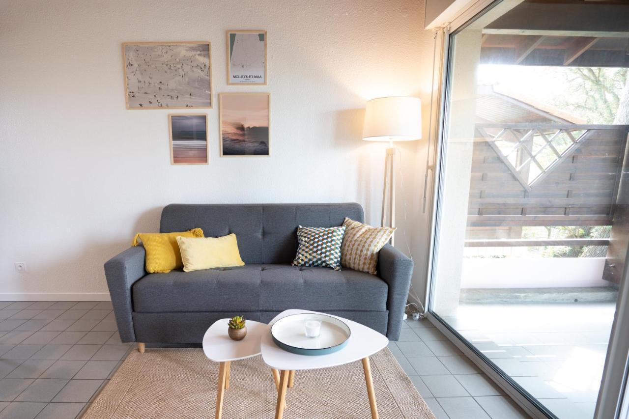 Chaleureux Appartement A 500M De L'Ocean Et 150M Du Golf Moliets-Plage Kültér fotó